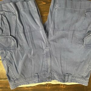 Ralph Lauren Blue and Cream Cargo Shorts